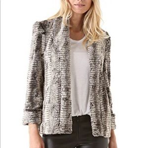 Faux fur Alice and Olivia jacket